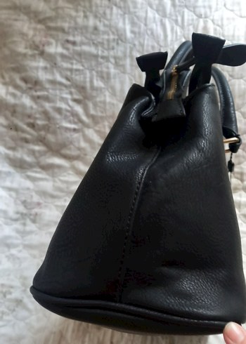 DERIMOD Siyah Deri Kadın Çanta - Görsel 4