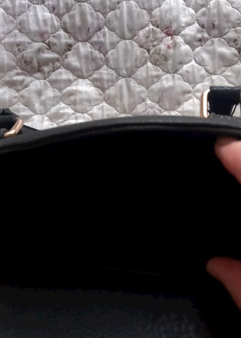 DERIMOD Siyah Deri Kadın Çanta - Görsel 9