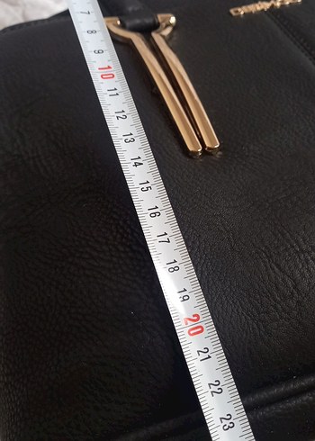 DERIMOD Siyah Deri Kadın Çanta - Görsel 6