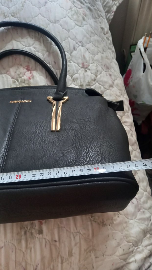 DERIMOD Siyah Deri Kadın Çanta - Görsel 5