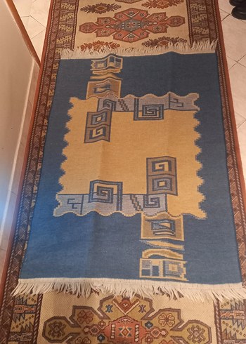 Camel Renkli Desenli Geleneksel yolluk - Görsel 2