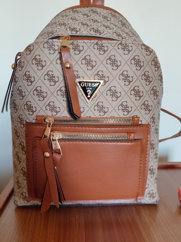 Guess Kahverengi Kadın Sırt Çantası - Görsel 5