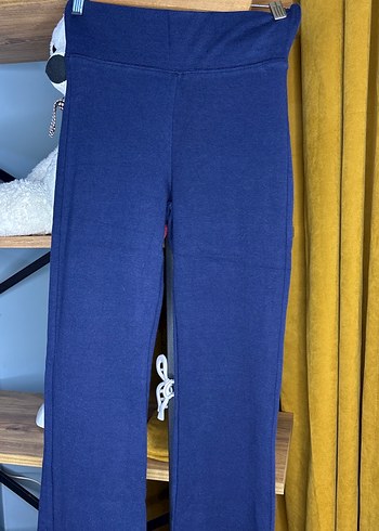 Lacivert İspanyol paça Pantolon - Görsel 3