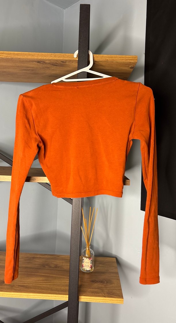 Kahverengi Süet Uzun Kollu Mini Elbise - Görsel 4