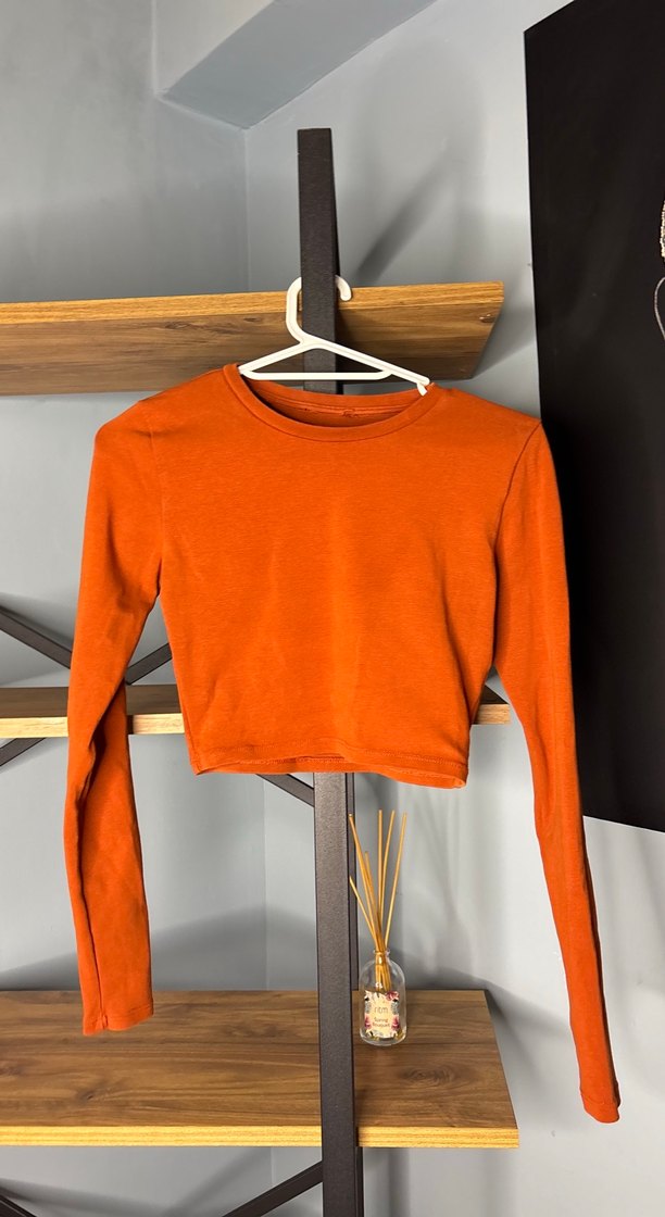 Kahverengi Süet Uzun Kollu Mini Elbise - Görsel 2