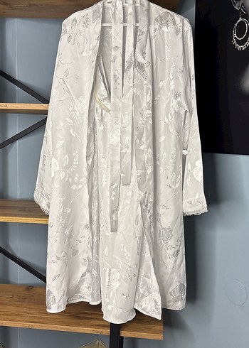 Beyaz Askılı mini Gecelik - Görsel 7