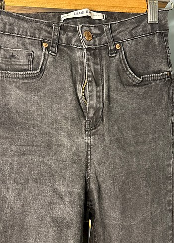 Kadın Siyah Kot Pantolon - Görsel 3