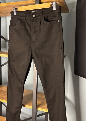 Kadın siyah Regular Fit Jean - Görsel 4