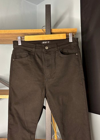 Kadın siyah Regular Fit Jean - Görsel 2