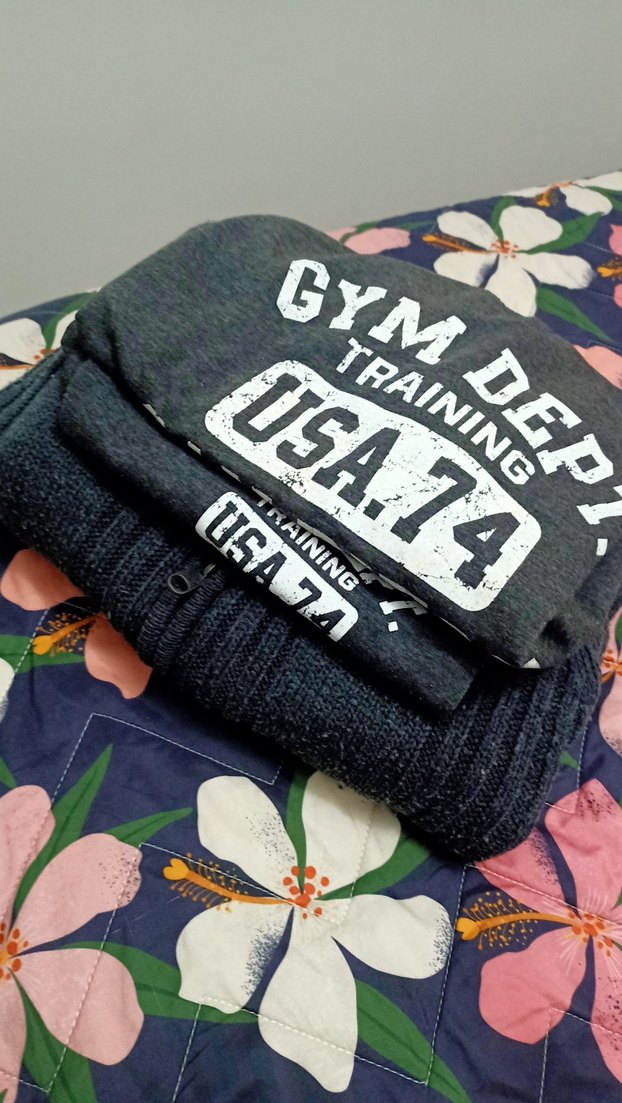 Erkek Çocuk Gri Baskılı Eşofman Takımı - Görsel 3