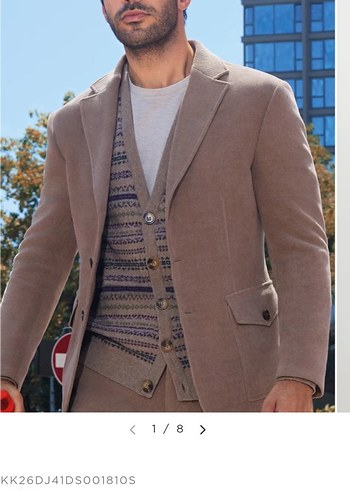 Kiğılı yün hırka - Görsel 2