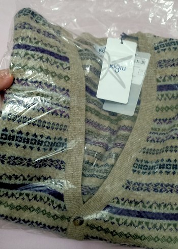 Kiğılı yün hırka - Görsel 3