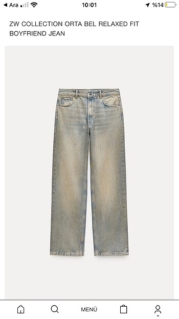 ZARA ESKİTME JEAN