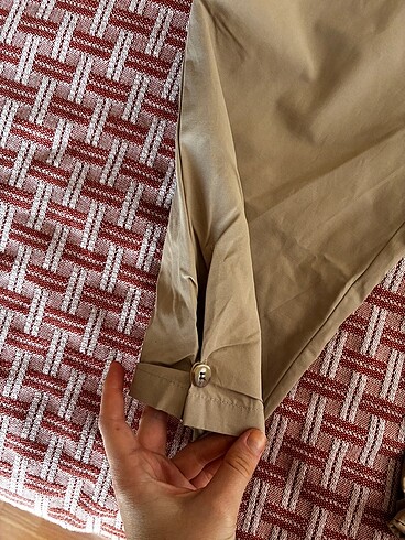 m Beden camel Renk KEMERLİ PAPERBAG KARGO PANTOLON