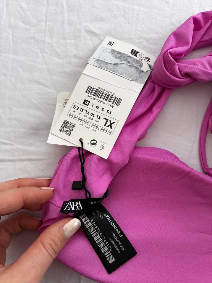 Pembe İpli Kadın Bikini Takımı - Görsel 5