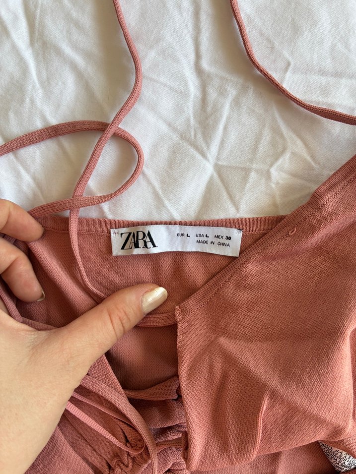 Pencere Detaylı Drapeli Bluz - Görsel 3