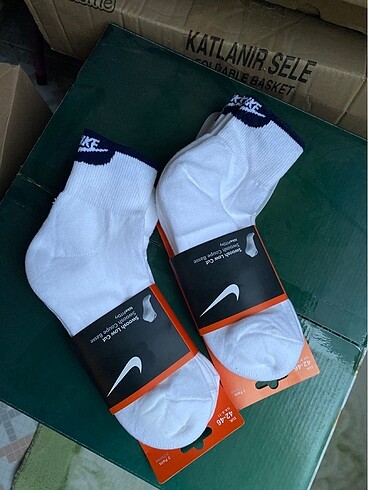 Nike Nike terlik 2 paket çorap (toplam 6çift)