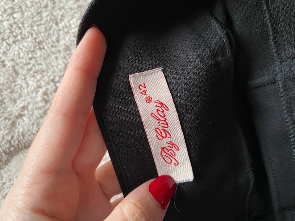 Siyah Midi Kemerli Kadın Etek - Görsel 3