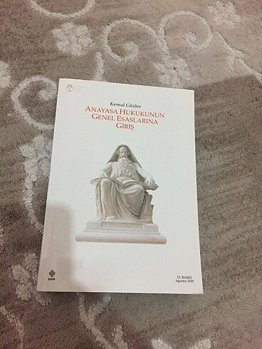 Anayasa Hukukunun Genel Esaslarına Giriş Kitabı