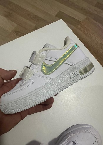 Nike Beyaz Erkek Çocuk Spor Ayakkabı Velcro - Görsel 5
