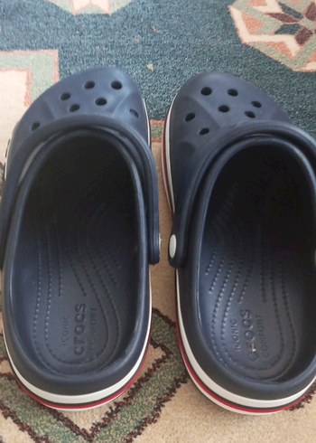 Crocs Erkek Mavi Terlikler Velcro Kayışlı - Görsel 5