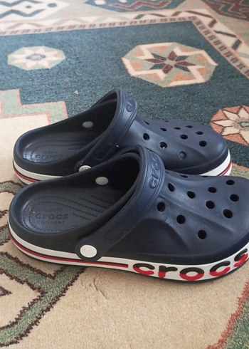 Crocs Erkek Mavi Terlikler Velcro Kayışlı - Görsel 4