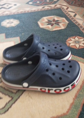Crocs Erkek Mavi Terlikler Velcro Kayışlı - Görsel 3
