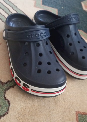 Crocs Erkek Mavi Terlikler Velcro Kayışlı - Görsel 2