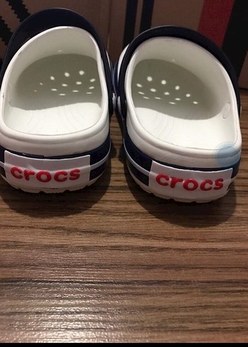 Crocs Beyaz Erkek Terlikler Velcro Bantlı - Görsel 3
