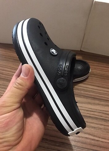 33 Beden siyah Renk Çocuk crocs terlik 