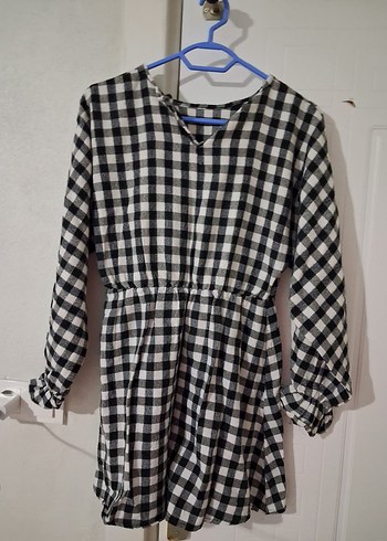 Ekose Desenli, Uzun Kollu tunik - Görsel 5