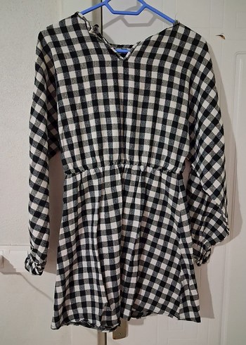 Ekose Desenli, Uzun Kollu tunik - Görsel 7