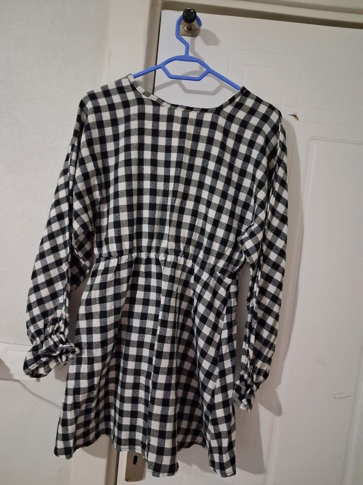 Ekose Desenli, Uzun Kollu tunik - Görsel 2