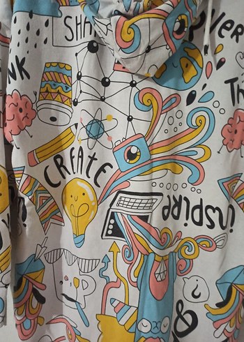 Kadın Pembe Kapüşonlu Rahat Sweatshirt - Görsel 2