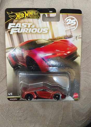 Hot Wheels Kırmızı Hızlı ve Öfkeli Oyuncak Araba - Görsel 4