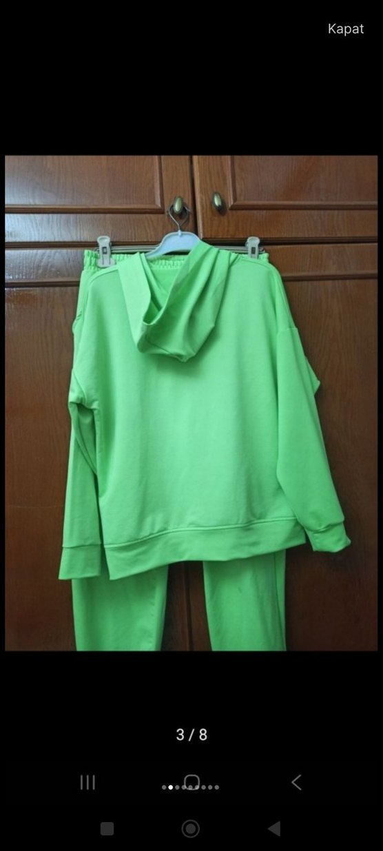 Kız Yeşil eşofman takımı - Görsel 2