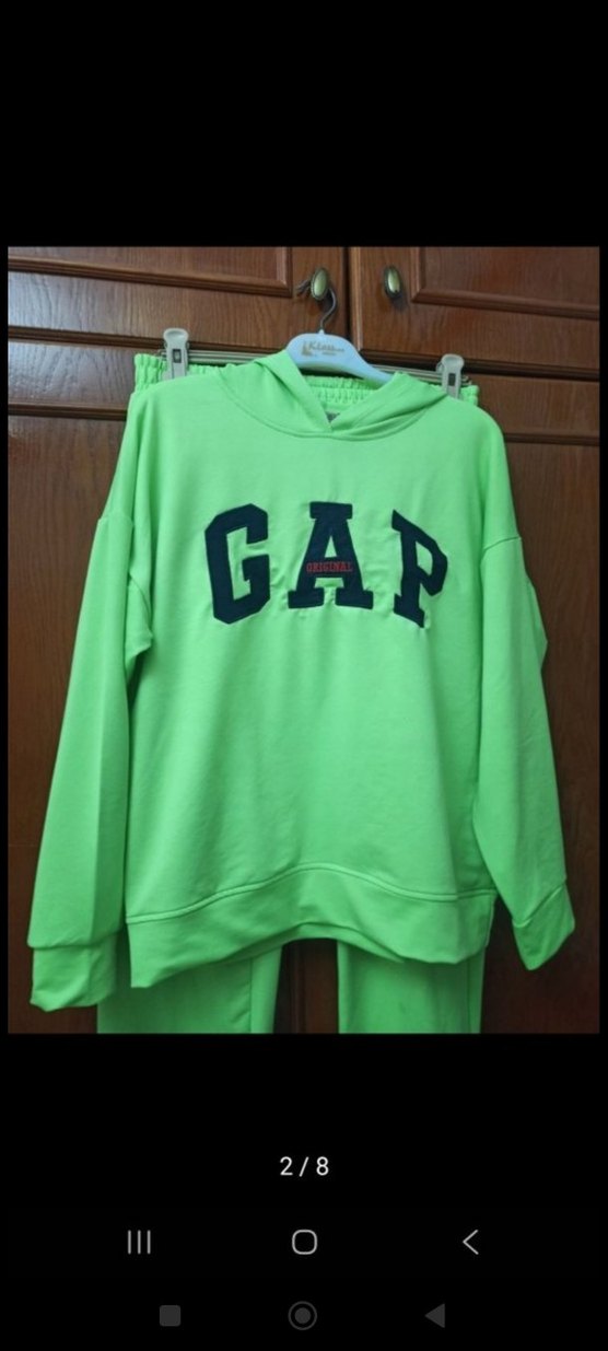 Kız Yeşil eşofman takımı - Görsel 3