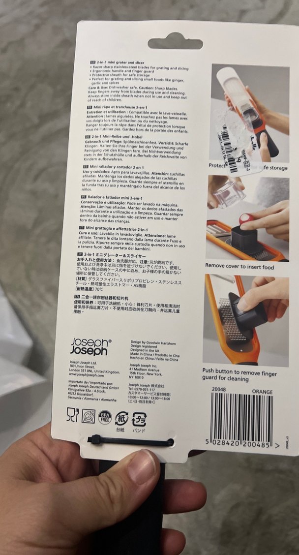 Joseph Joseph Turuncu Gri 2'si 1 Arada Rende - Görsel 2