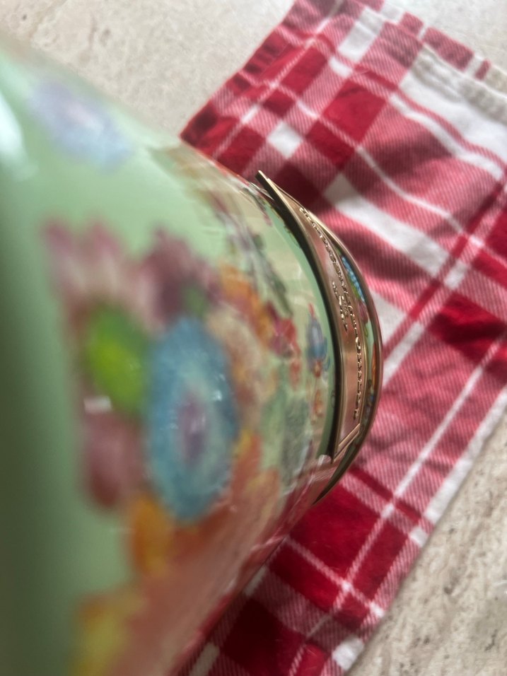 Pastel Renkli Çoklu Çiçek Desenli Vazo - Görsel 2