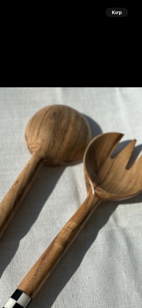 mackenzie muadili Siyah Beyaz Kareli Saplı servis seti son takım - Görsel 3