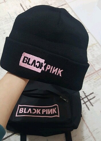 Çanta ve Bere Takım Blackpink
