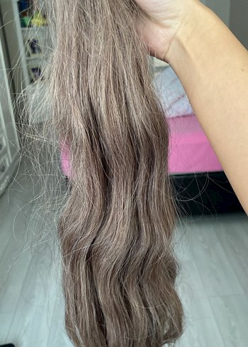 250 adet kullu kumral sac