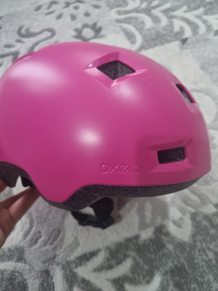 Decathlon Pembe Biker Stili Motosiklet Kaskı - Görsel 2