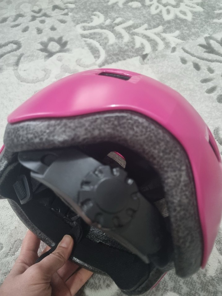Decathlon Pembe Biker Stili Motosiklet Kaskı - Görsel 3