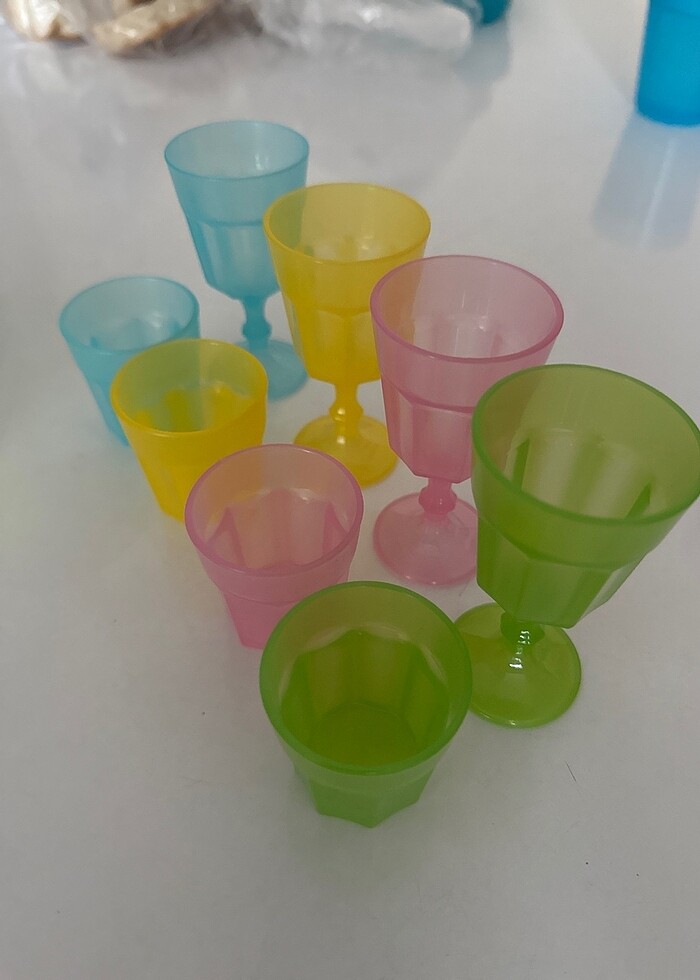 İkea DUKTIG çok renkli oyuncak bardak seti - Görsel 2