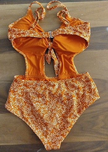 Turuncu Desenli Mini Bohem Mayo - Görsel 2