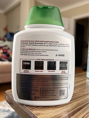 VICHY Bioxcin bitkisel şampuan