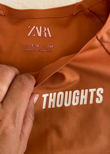 Kısa Kollu, Baskılı kız çocuk sporu üst - Görsel 2