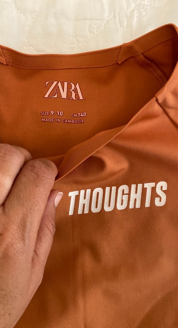 Kısa Kollu, Baskılı kız çocuk sporu üst - Görsel 2