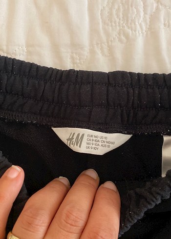 Siyah Baskılı Kız çocuk  Mini Şort - Görsel 3